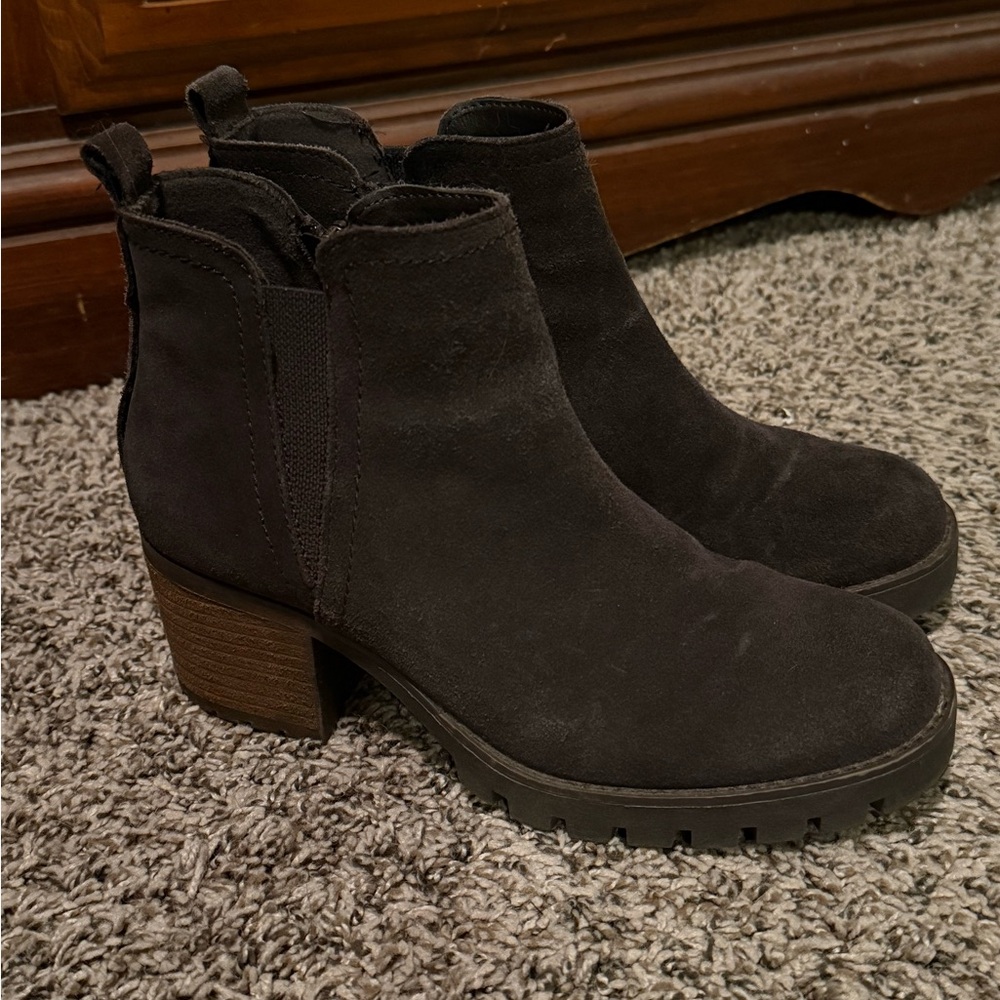 Franco Fortini Green Suede Ankle Boots